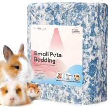 BUCATSTATE Hamster Bedding 15L, 99% Dust-Free Guinea Pig Paper Bedding Odor Control Paper Bedding, Cozy Small Animal Bedding for Rat Syrian Dwarf Ham