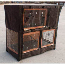 Bunny Business Rabbit Hutch Covers over 20 Types Rabbit Hutches Rabbit Run Cover (BB-48-DDL-XL)