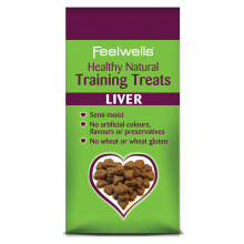 Feelwells Semi Moist Liver Training Treats (Pack of 7),115 g (Pack of 7)