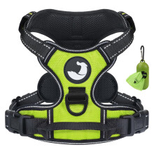 Joytale Dog Harness Small Dog No Pull Harness for Dogs with 2 Clips, Adjustable Soft Padded Dog Harness Reflective with Easy Control Handle for Walki