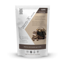 Verm-X 100% Natural Treats for Cats. Supports Intestinal Hygiene. Vet Approved. UFAS Assured. Contains Prebiotic for Gut Biome Quality. Restores and