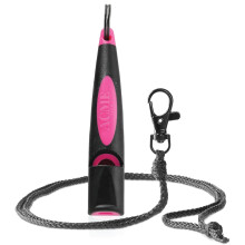 ACME - 210.5 Alpha Dog Whistle - Black/DG Pink - Patented Sound Chambers with Controlled Sound Performance, Comfort Grip Design Dog Accessories, Trai