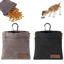 Srumvoat 2pcs Dog Treat Pouch, Small Dog Treat Pouch With Carabiner, Automatic Closure Hand-Free Dog Walking Treat Bag, Puppy Training Treats Pocket
