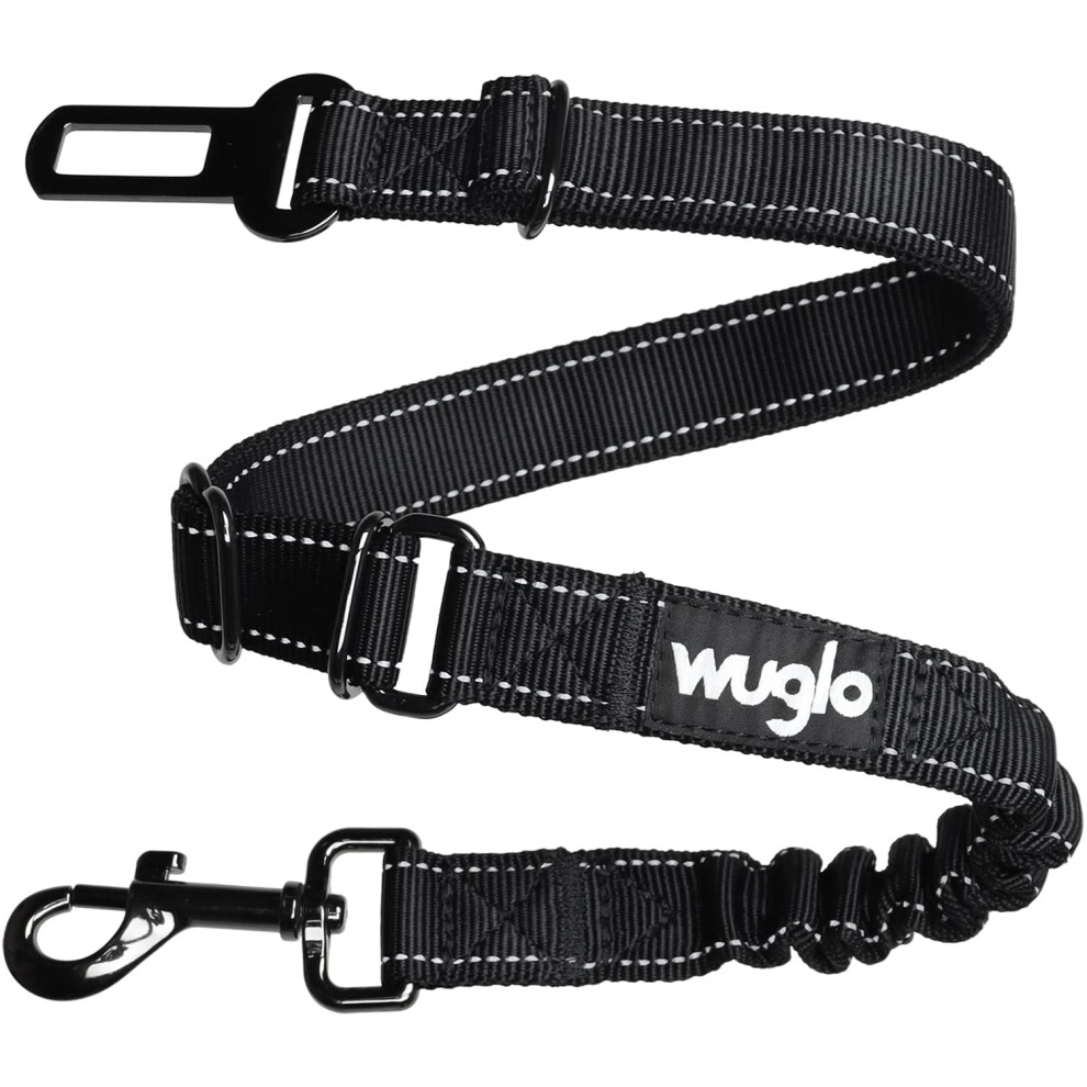 Wuglo 30-95Cm Dog Seat Belt - Dog Car Harness With Strong Elastic Belt - Durable & Safe Dogs Cars Seat Belts Clip - Universal Dog Seatbelt For Car Tr 54194403