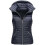 (M, BLUE) Vest Jacket Cotton Women's Sleeveless Cotton Jacket 1