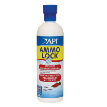 API AMMO-LOCK Freshwater and Saltwater Aquarium Ammonia Detoxifier 473 ml Bottle,473 ml (Pack of 1)