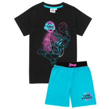 (7-8 Years) Bing Bunny Short Sleeve Short Leg Pyjama Set (Boys Black)