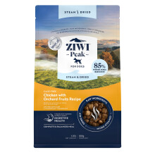 ZIWI Peak Steam & Dried Cage-free Chicken with Orchard Fruits, 800 g - High Protein, Grain Free Dog Food Dry, Raw Dog Food Alternative