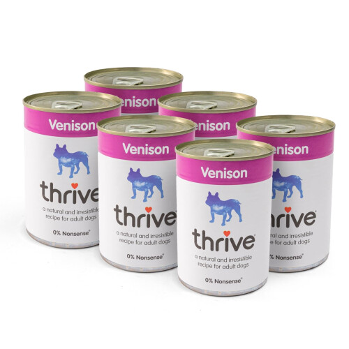 Thrive dog food - Venison (Pack of 6)