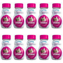 KRISP 6 x 200ml Cat Milk Drink Treat Calcium Protein Healthy Pet Food