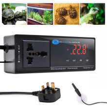 AWITHZ Reptile Thermostat, Terrarium Heaters Temperature Controller Outlet Digital LED with Suction Cup for Reptiles Aquariums Insect Heaters (1)