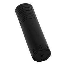 14 cm Silikon-Griffabdeckung für Mikrofon, stoßfest, Schwarz