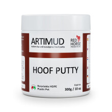 Red Horse Products Artimud 300g - Active Hoof Thrush Putty | Cleanse and Protect Cracks & Crevices | Under shoe/pad packing | White Line Filler