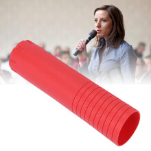 Silikon-Mikrofon-Griffabdeckung, Rot, 14 cm/5,5 Zoll, 3 cm Innendurchmesser