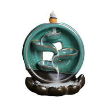 Backflow W Aterfall Incense Burner, Ceramic Aromatherapy Ornament, Home Decor