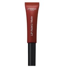 L'OREAL - Rouge à lèvres - LIP PAINT - Matte - 205 Apocalypse Red (BL)