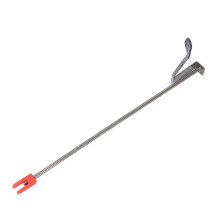 Stainless Steel Garden Plant Staple Pusher Tool with Non-Slip Hand Guard, Strong Spring for Branch Binding