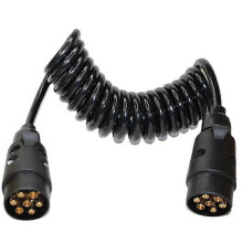 Prolunga per luci del rimorchio da 3 m con spina a 7 pin e guaina in TPU per camion e caravan.