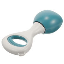 Paletta portatile per la raccolta delle deiezioni canine, raccoglitore di rifiuti in plastica con morsetto per passeggiate con il cane.