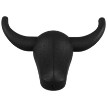 Vintage Bull Horn Wall Hook, Heavy Duty Zinc Alloy Rustic Coat and Towel Hanger