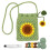 Sunflowers Crochet Kit for Beginners with Hooks, Threaders and Video Tutorial 1
