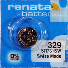 10 x Renata 329 Swiss Made Lithium Coin Cell Battery SR731SW