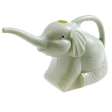 Regadera con forma de elefante para plantas de jardín y suculentas de interior. Recipiente portátil de PP.