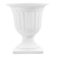 Mezzo vaso da parete per fiori, decorazione floreale vintage in gesso da appendere, decorazione rustica da fattoria per pareti