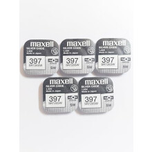 Maxell Watch Battery Button Cell SR726SW 397 (Pack of 5 Batteries)
