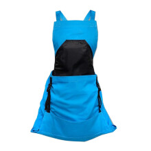 Waterproof Gardening Apron with Pockets, Adjustable Cross-Back Straps for Harvesting