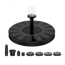 Pompa wodna zasilana energią słoneczną do fontann, podnoszenie 110 cm, ochrona przed niedoborem wody, 6 dysz