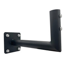 Universal Heavy Duty Weathervane Steel Roof Mount Bracket with Hardware for Eaves, Black
