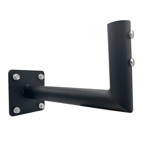 Yleismallinen, kestävä teräskattokiinnike räystäille, musta