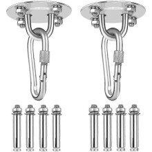 Gancio da soffitto, robusto gancio in acciaio inox per cemento, portata 400 kg