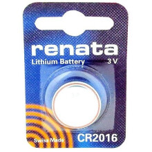 1 x Renata 2016 Swiss Made Lithium Coin Cell Battery