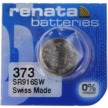 1 x Renata 373 Swiss Made Lithium Coin Cell Battery SR916SW