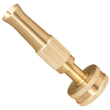 Ugello spruzzatore in rame per tubo da giardino, strumento per autolavaggio e pulizia.
