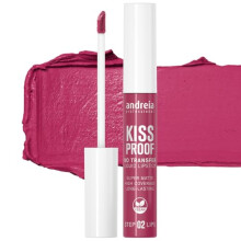 Andreia Professional No Transfer Liquid Lipstick Matte Longlasting - Kiss Proof Smudge-free Vitamin E Enriched Formula, 100% Vegan - 8ml (08 Camelia)
