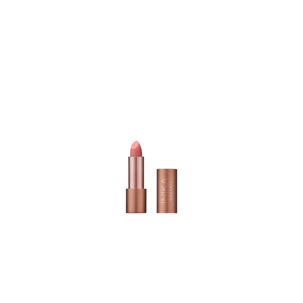 Inika Cream Organic Lipstick | Non-Toxic, Vegan And Cruelty-Free Makeup Enriched With Jojoba Oil, Moisturizing Shea Butter And Long-Lasting Pigment | Nude