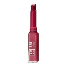 3INA MAKEUP - The Color Lip Glow 385 - Berry Pink Colour Lip Balm with Shea Butter to Moisturise the Lips - Shiny and Glowy Colour Lipstick - Highly