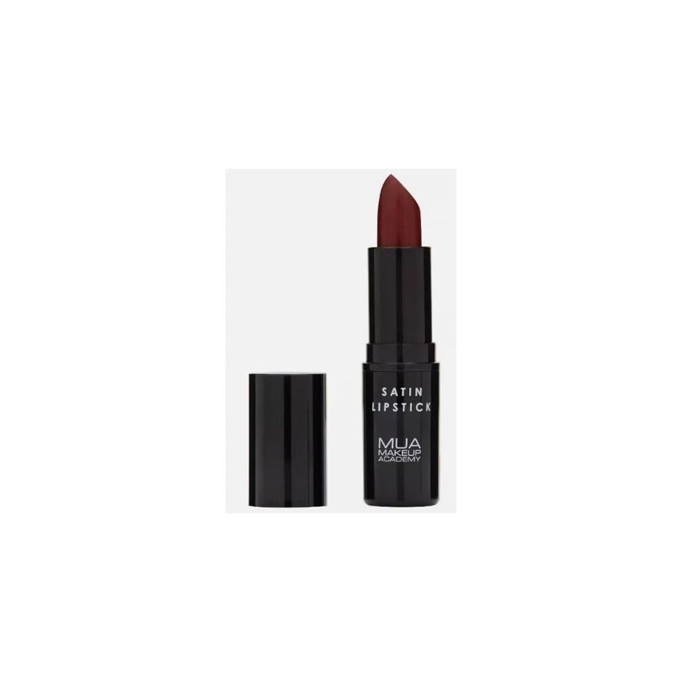 Mua Make Up Academy Satin Lipstick Lip Colour Vegan Cosmetics (Agenda)