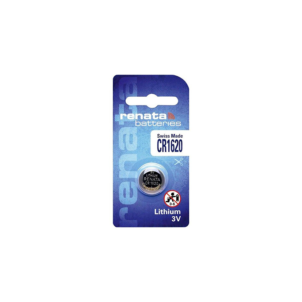 Renata Cr1620 Lithium Battery 752570040855