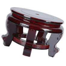 Supporto in legno per vasi da fiori, base espositiva e contenitore, colore marrone chiaro, dimensioni 26x26x11 cm.