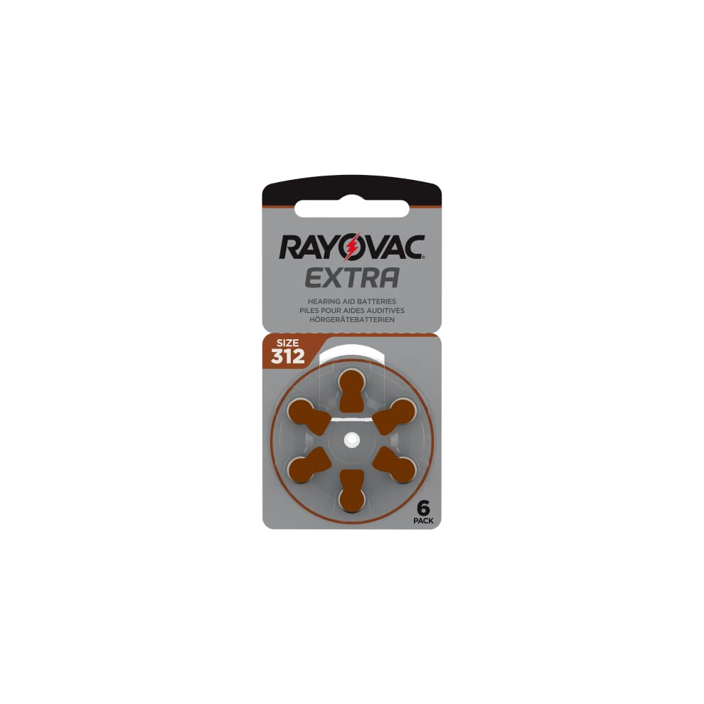 Rayovac Hearing Aid 1.45 V Batteries, Pack Of 6 (For Both Ears Batteries) – Acoustic Special 675/312/13/10 – Extra Advanced 10/13/312/675 – 798154660842