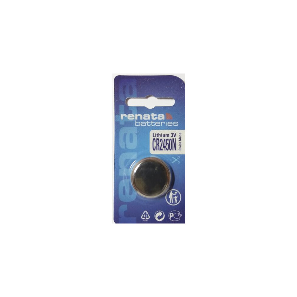 Renata Battery,Lithium Coin, Cr2450n, 3V 540Mah By Game Points Direct 758399233010