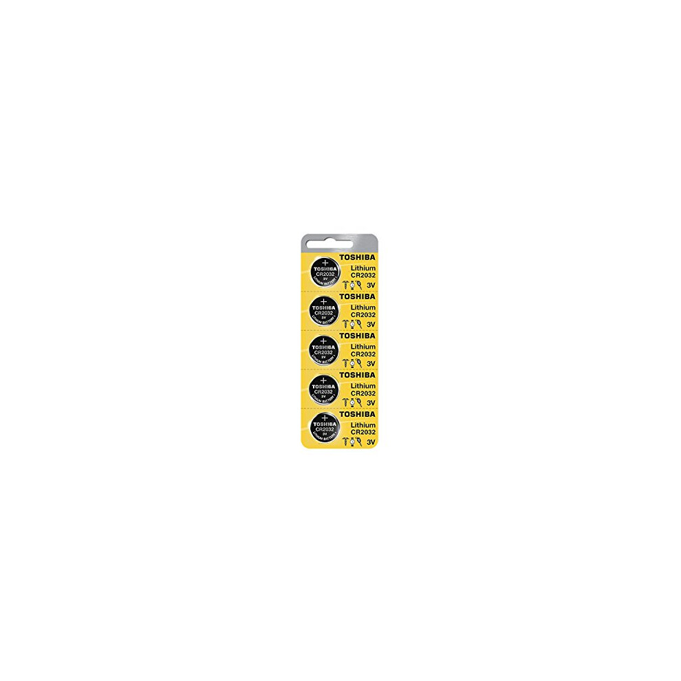 Toshiba Cr2032 3V Lithium Battery 1Pack (5Pc) Single Use Batteries By