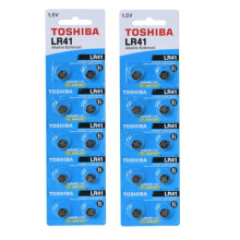 Toshiba LR41 AG3 Alkaline 1.5 Volt Batteries x20