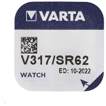 Varta V317 Household Battery Single-Use Battery Silver Oxide (S) 1.55 V - Batteries (Single-Use Battery, Silver Oxide (S), 1.55 V, 8 mAh, Silver, 5.8