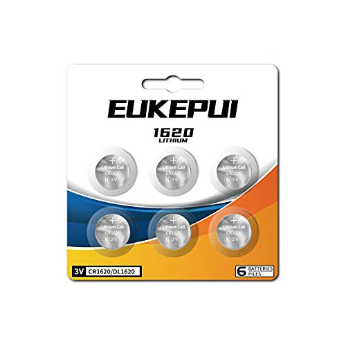 CR1620 3V Lithium Coin Cell-6 Batteries