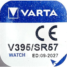 Varta V395/SR57 Watch Battery Silver Oxide Button Cell Watch Battery – Pack of 1